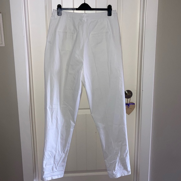 White/Cream ASOS Chino Pants - Picture 3 of 5